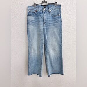 J.Crew Wide Leg Crop Jeans Size 29